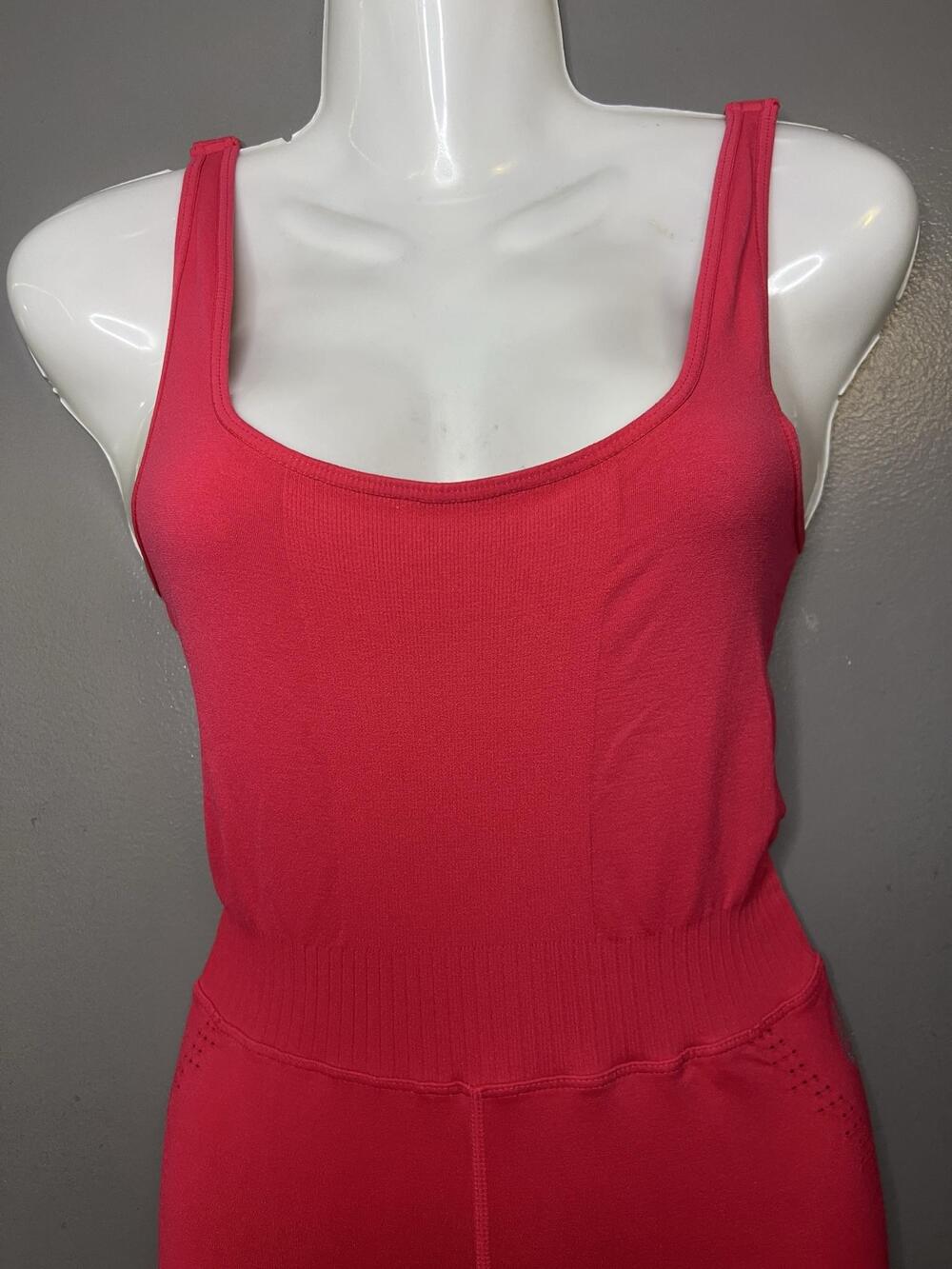 FP Movement Women XS/Small Red Sleeveless Scoop Neck Criss Cross Back Activewear